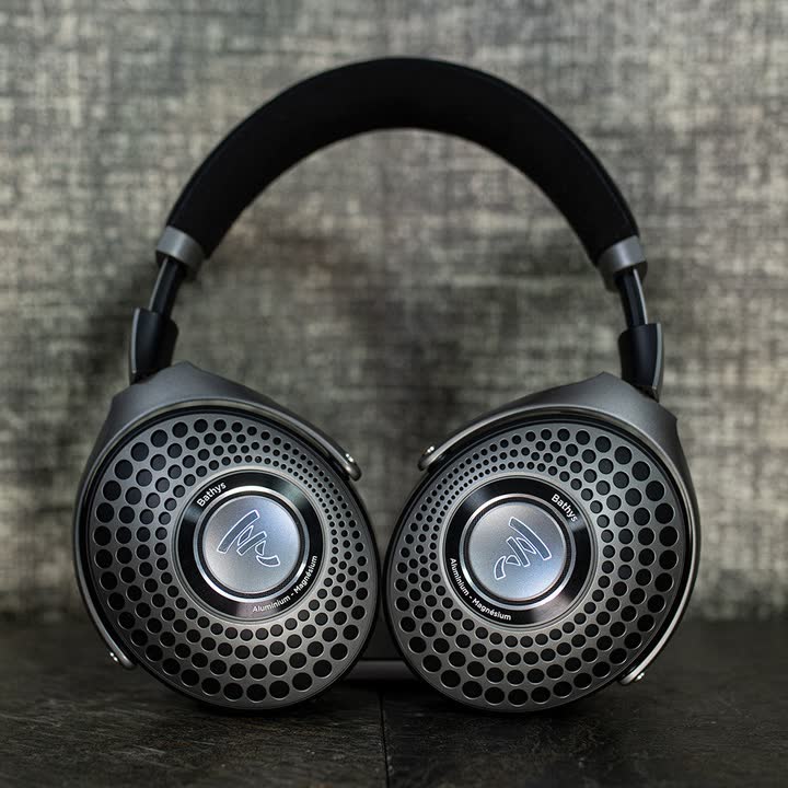 Focal Bathys over-ear wireless headphones in black and silver design