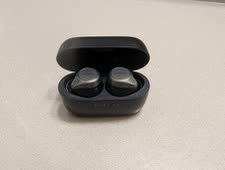 Jabra Elite 10 wireless earbuds in charging case